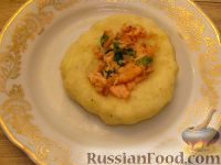 Зразы картофельные с семгой