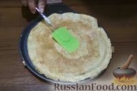 Рыбные блины с красной икрой
