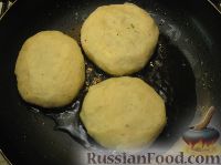 Зразы картофельные с семгой