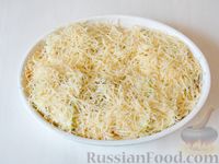 Тилапия, завёрнутая в кабачки, запечённая с помидорами