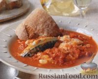 Рыба, тушенная в томатном соусе