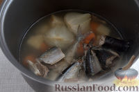 Холодец из сайры (в мультиварке)