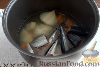 Холодец из сайры (в мультиварке)