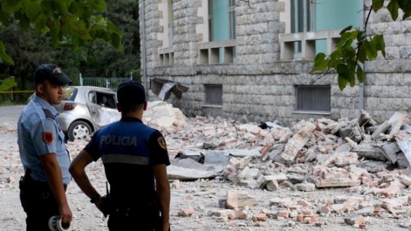 В Албании произошло землетрясение магнитудой 5,6, пострадали 68 человек