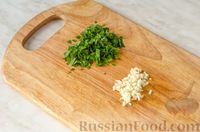 Скумбрия, запечённая с картофелем, помидорами и сладким перцем
