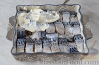 Картофельная запеканка со скумбрией и сыром