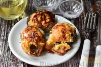 Рыба с помидорами и сыром, запеченная в фольге