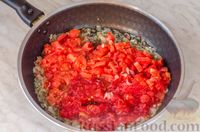 Паста в томатном соусе с тунцом и оливками