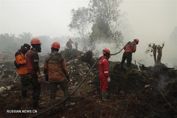 Дымом от индонезийских лесных пожаров затянуло юг Таиланда