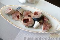 Запечённая скумбрия в соево-горчичном соусе